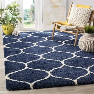 Home Furnishing Carpet Super Modern Shag Area Silky Smooth Rugs Anti-Skid 4x6 ft - Picture 1 of 2