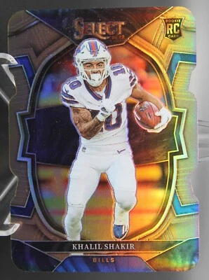 Khalil Shakir - 2022 Select 084/149 Copper Die-Cut Prizm #99 RC - Buffalo Bills - Image 1 of 3