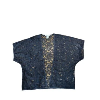 American Rag Black Lace Sheer Small to Medium Shrug Camisole - Image 1 of 4