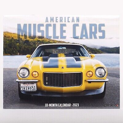 Willow Creek American Muscle Cars 2023 12  X 12  Wall Calendar • 5$