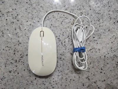Macally Wired USB Ice Mouse2 for Windows PC & More - White (ICEMOUSE2) / 5Ft - Image 1 of 2