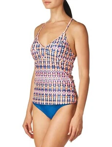 $46 Jessica Simpson Womens Mix & Match Swimsuit Tankini Top ONLY Size Medium - Picture 1 of 3