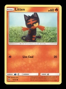 Litten 15/73 Regular 2017 Pokemon Sammelkarte TCG - Bild 1 von 2