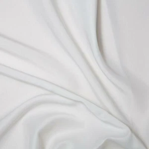 Dull Duchess Bridal Satin Fabric Material - WHITE - Picture 1 of 1
