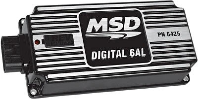 NEW MSD 6AL DIGITAL IGNITION CONTROL BOX,REV LIMITER,BLACK,520-540V,11,000 RPM - Image 1 of 4