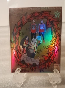 Roman Reigns Usos Paul Heyman Solo ula fala Holographic 'Team Bus' /18 SSP HTF🎗 - Picture 1 of 6