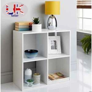 2 3 4 5 6 Tier Cube Wooden Bookcase Shelving Storage Display Shelves Stand Unit - Picture 1 of 27