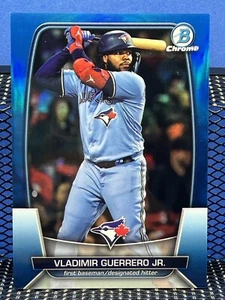 2023 Bowman Chrome VLADIMIR GUERRERO JR Toronto Blue Jays Blue 091/150 - Picture 1 of 2