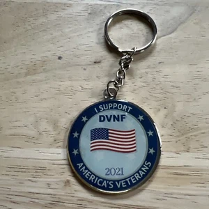 I Support DVNF America's Veterans Keychain Keyring - 2021 - Picture 1 of 9