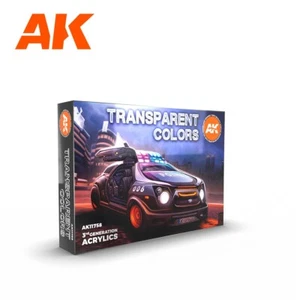 Juego interactivo de colores transparentes AK 6 piezas AK11758 - Imagen 1 de 3