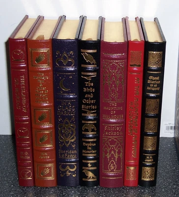 Easton Press Horror Classics 7 vols Moreau Phantom Glass Darkly Haunting Hill Foto 1 de 2