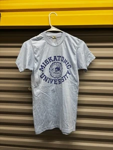 Vintage Rare 80s Ringer Miskatonic University Gargoyle Monster Shirt Size S - Bild 1 von 4