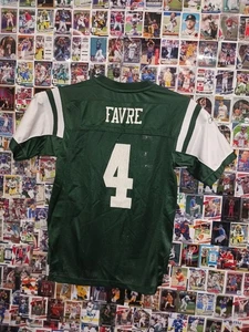 Reebok NFL Youth Large Football Jersey Brett Farve New York Jets - Picture 1 of 5