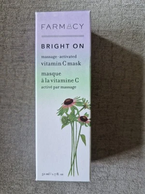 Farmacy Bright On Massage Activated Vitamin C Mask 50ml New Boxed - Image 1 of 4