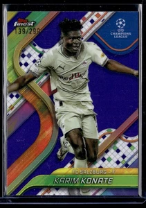Karim Konate 2024-25 Finest UEFA Club Competitions Purple Refractor #105 SN - Picture 1 of 2