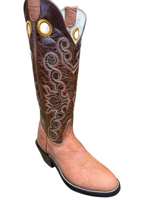 Botas de caubói Hondo 2564 ferrugem pull up SEGUNDOS DE FÁBRICA - Imagem 1 de 4