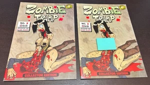ZOMBIE TRAMP ORIGINS #3 (Action Lab 2017) -- Edizione Mendoza + Variante RISQUE - Foto 1 di 2
