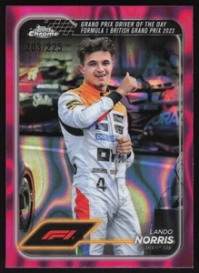 Lando Norris 203/225 - FUCHSIA LAVA REFRACTOR - 168 - 2024 Topps Chrome F1 - Bild 1 von 3