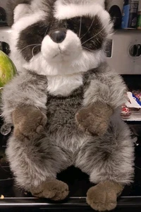 Vintage LA-Z-BOY Plush Raccoon TV Promo Lazy Boy 1991 Large 14" Singing Toy - Picture 1 of 6