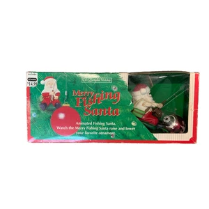 De Colección Feliz Pesca Santa con Caja y Brillante Adorno Brite Funciona, Taller Encantado - Imagen 1 de 20