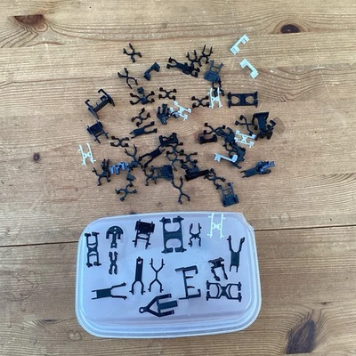 I BELIEVE THESE ARE DISPLAY STANDS FOR MICRO MACHINES  IN GOOD CONDITION - Image 1 of 4