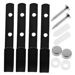  Set 4 ganci da parete in metallo per appendere: appendiabiti a forma di J resistente garage - Foto 1 di 12