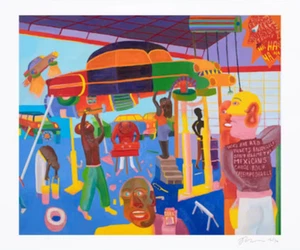 Peter Williams Cuban Rocketry Station Limited Edition Print - Bild 1 von 5