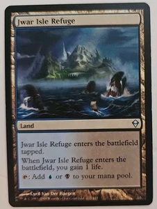 MTG Magic The Gathering Card Jwar Isle Refuge Land Zendikar  - Picture 1 of 2