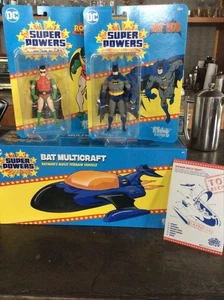 McFarlane Toys DC Super Powers Batman & Robin with Bat Multi-Craft CROWD FUND - Picture 1 of 3