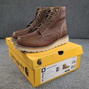 Carhartt Herren 6" Wasserdicht Keilabsatz Arbeitsstiefel, Stil # CMW6175, Größe 8,5 W - Bild 1 von 7