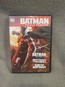 DC Batman Triple Feature - Bad Blood, Batman Vs Robin, Son of Batman (2018) DVD - Bild 1 von 5