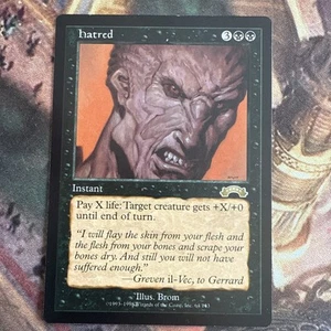 MTG Hatred – Exodus – Lightly Played – Rare - Picture 1 of 10