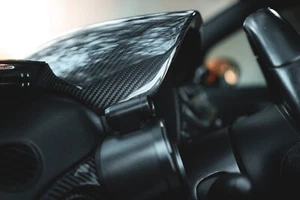 Genuine Carbon Fairing Cover for Abarth 500 595 695 Fiat Abarth - Picture 1 of 5