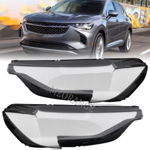 2pcs Headlight Lens Cover Replacement For Buick Envision 2020 2021 2022 2023 L+R - Picture 1 of 17