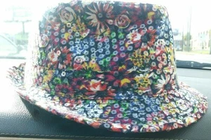 DISNEY Clear Sequin Child Fedora Fabric Cloth Casual Dance Hat  - Picture 1 of 8