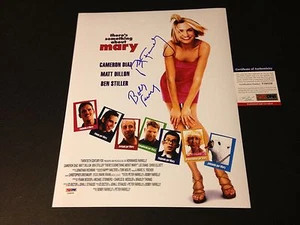 FOTO 11x14 firmada por Peter Bobby Farrelly THERE'S SOMETHING ABOUT MARY - Imagen 1 de 2