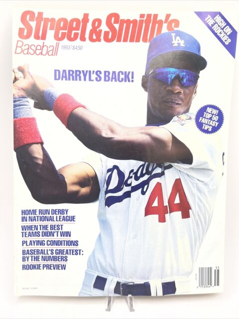 Los Angeles Dodgers Darryl Strawberry Sports Illustrated Cover by