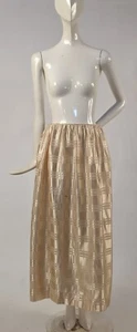 EDWARDIAN TEENS WINDOWPANE SATIN SKIRT - Picture 1 of 5