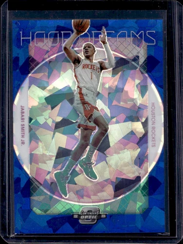 2022-23 Contenders Optic Jabari Smith Jr Hoop Dreams Blue Ice Prizm RC #57/75