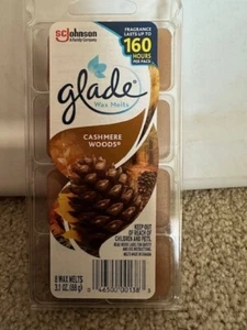 Glade Wax Melts Cashmere woods, 8 Total Wax Melts (1PK) TX - Picture 1 of 3