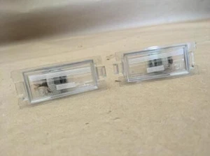 OEM 2007-2012 Dodge Caliber License Plate Light Left Right Sides Lamp w  bulbs - Picture 1 of 11