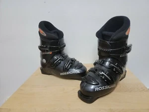 Made In Romania ROSSIGNOL Comp J 225MP All-Mountain Ski Boots 22.5 Black/Gray  - Picture 1 of 10