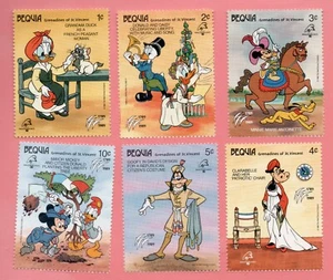 Bequia 1989 Walt Disney Paperino Pippo Minnie Topolino MNH**OG - Foto 1 di 1