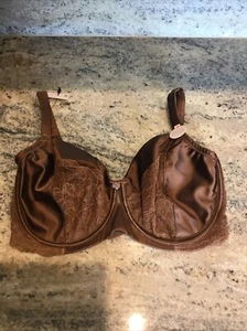 Marks & Spencer Rosie Topaz Silk & Lace Mix Underwired Bra Size 30GG New - Picture 1 of 21