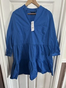 Abito tunica blu donna nuovo con etichette bellissimo George taglia 18 prezzo di listino £20 - Foto 1 di 2