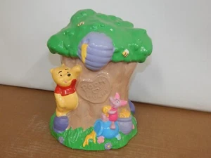 Vtg Winnie The Pooh Piglet Friends Honey Pot Cookie Jar Disney Loves Hunny Tree - Picture 1 of 8
