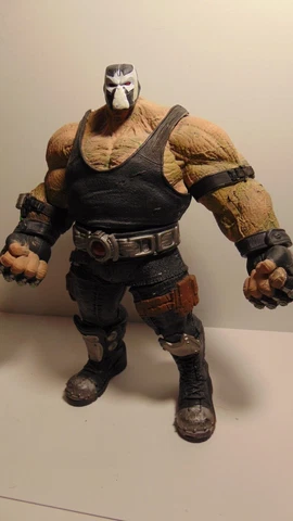 MCFARLANE DC Multiverse 7" SCALE BANE KNIGHTFALL BAF FULL COLOR CUSTOM REPAINT Cover