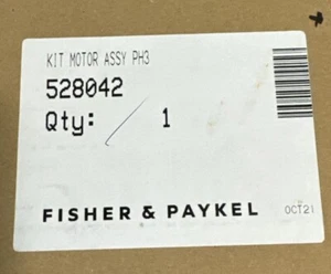 Fisher & Paykel Dishwasher Pump Motor 528042 - Picture 1 of 2