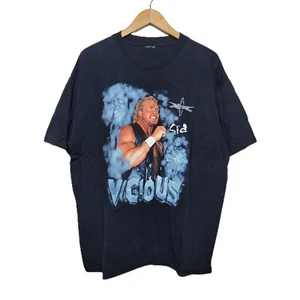 NEW Vintage 90s Sycho Sid Vicious Ruler Of The World WCW WWF Wrestling Shirt L - Picture 1 of 7