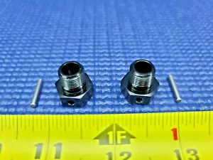 *NEW* Losi 17mm Wheel Hexes and Pins Black (QTY 2) Super Baja Rey 2.0 LOS252129 - Picture 1 of 3